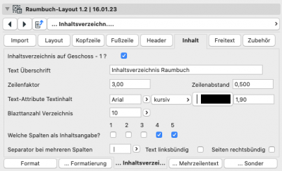 News: Raumbuch